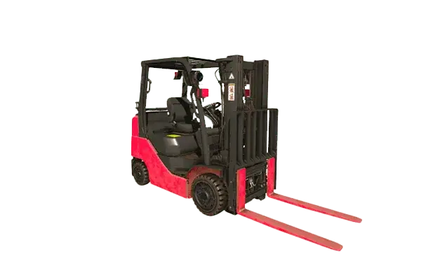 Empilhadeira contrabalançada elétrica Hyster E50XL em operação