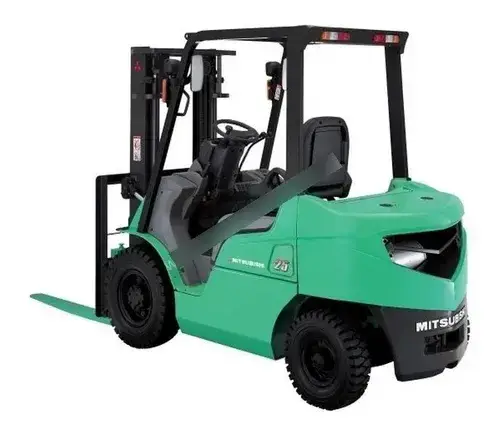 Empilhadeira Mitsubishi FG25N em operação